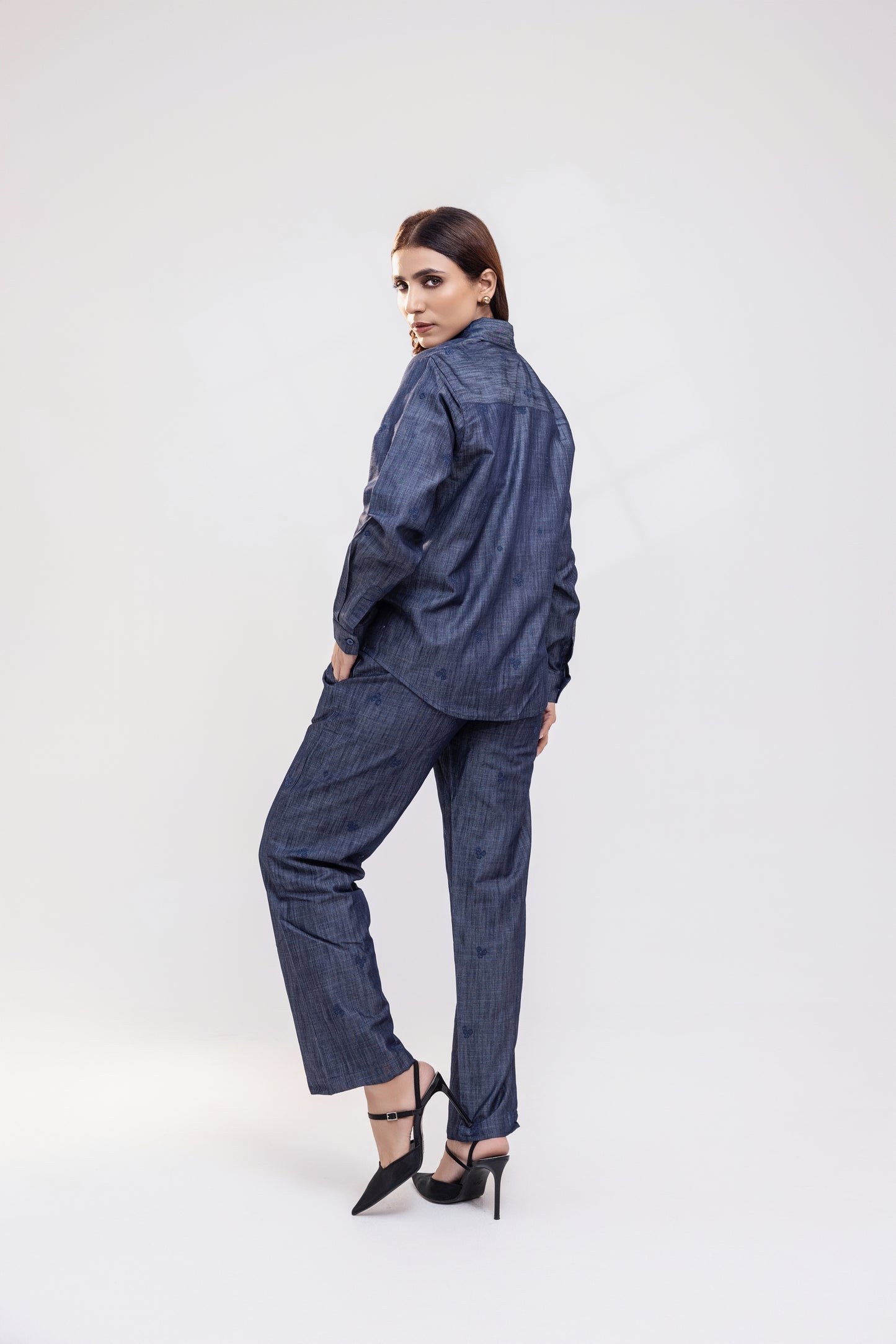 Blue Denim Co-ord Set