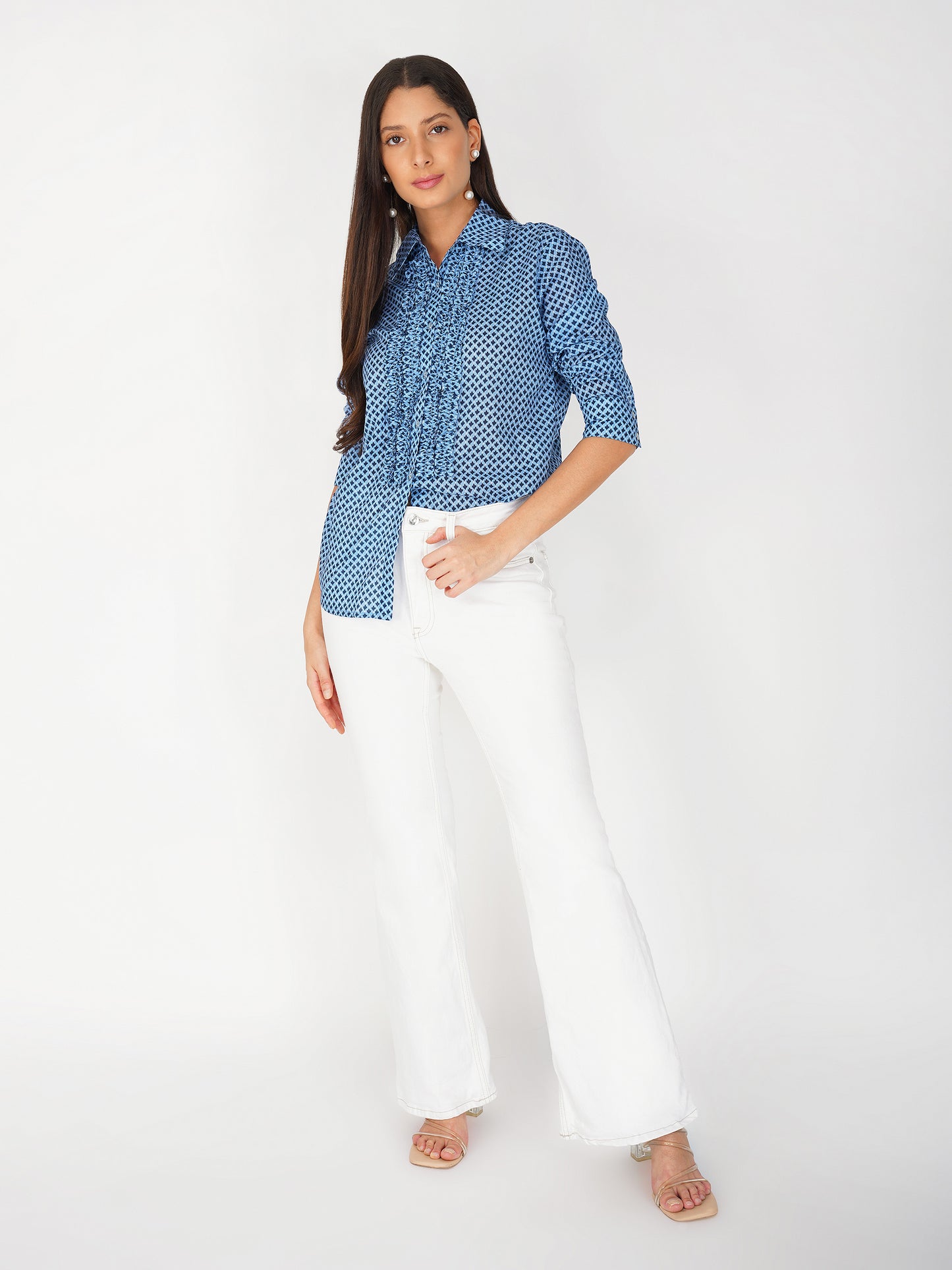 Frilled Full Sleeves Shirt