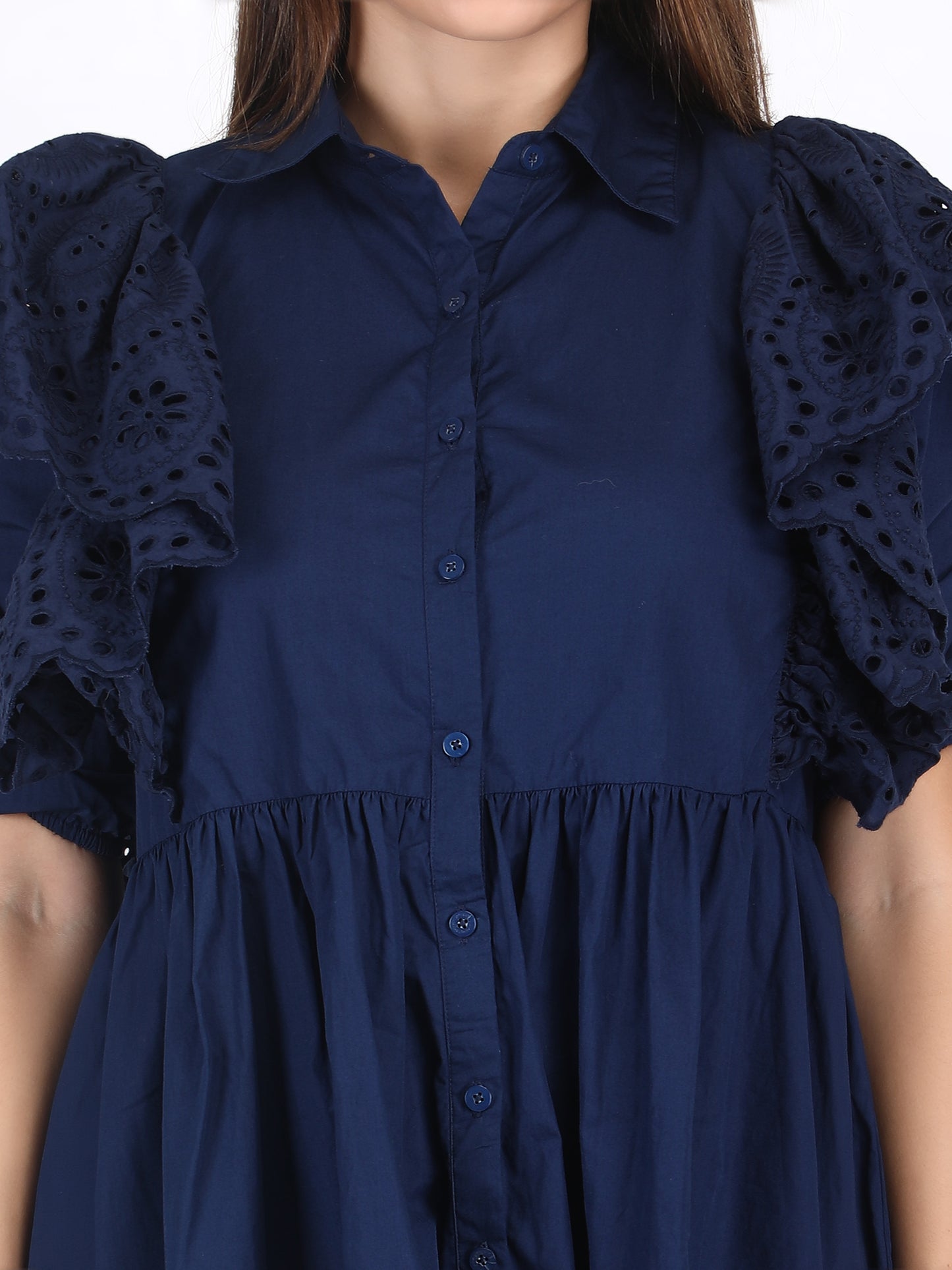 Navy Blue Short Dress