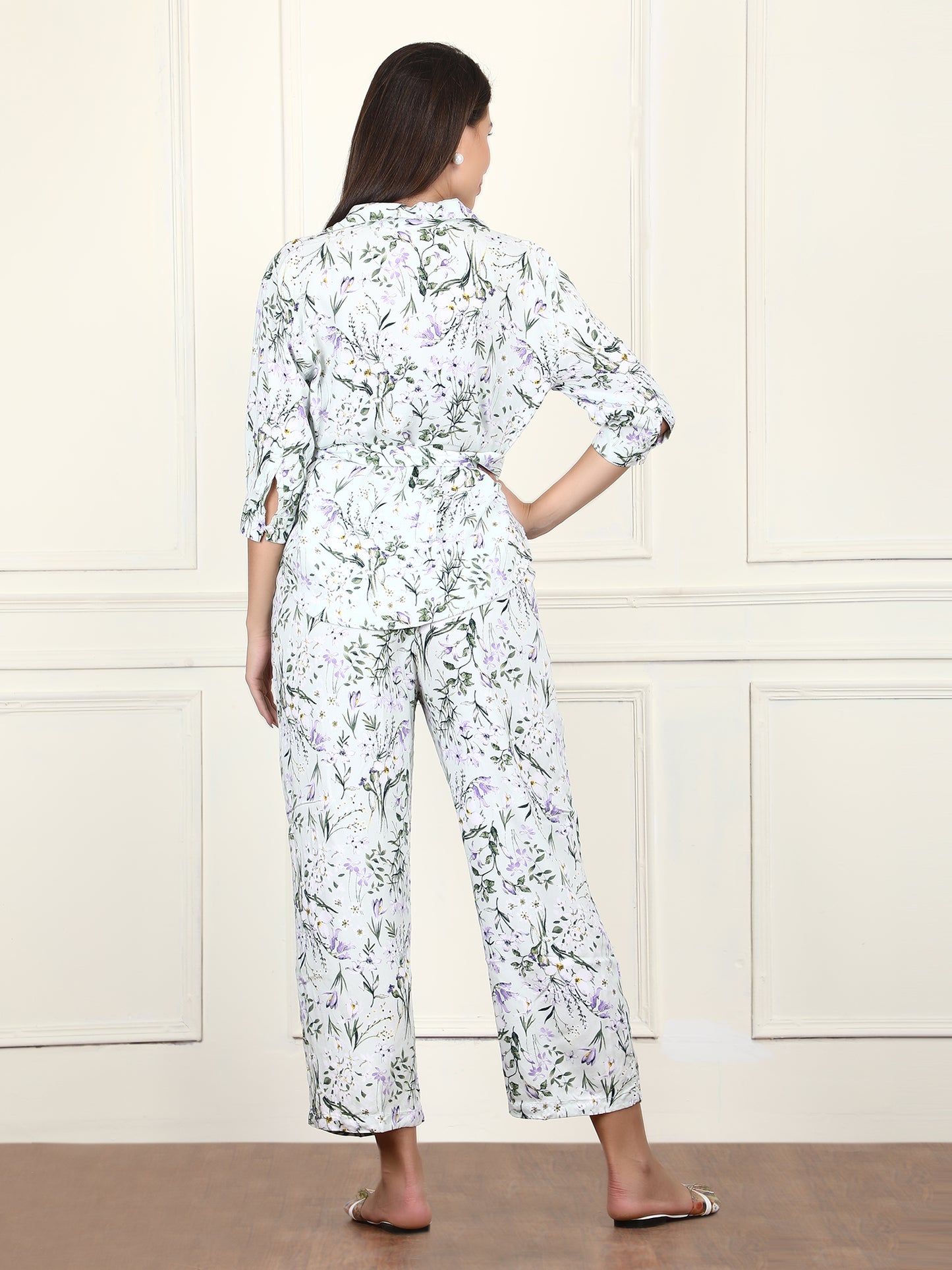 Mint Floral Co-ord Set