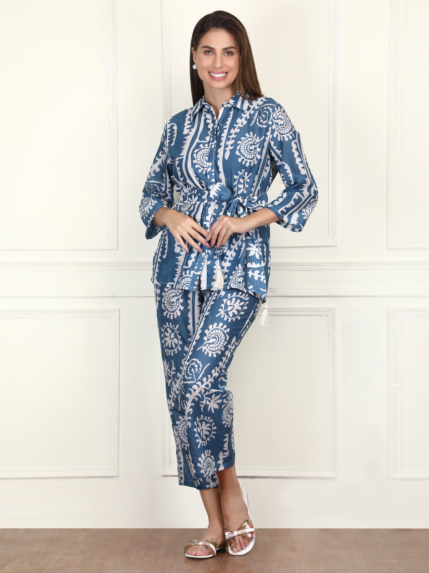 Indigo Co-ord Set