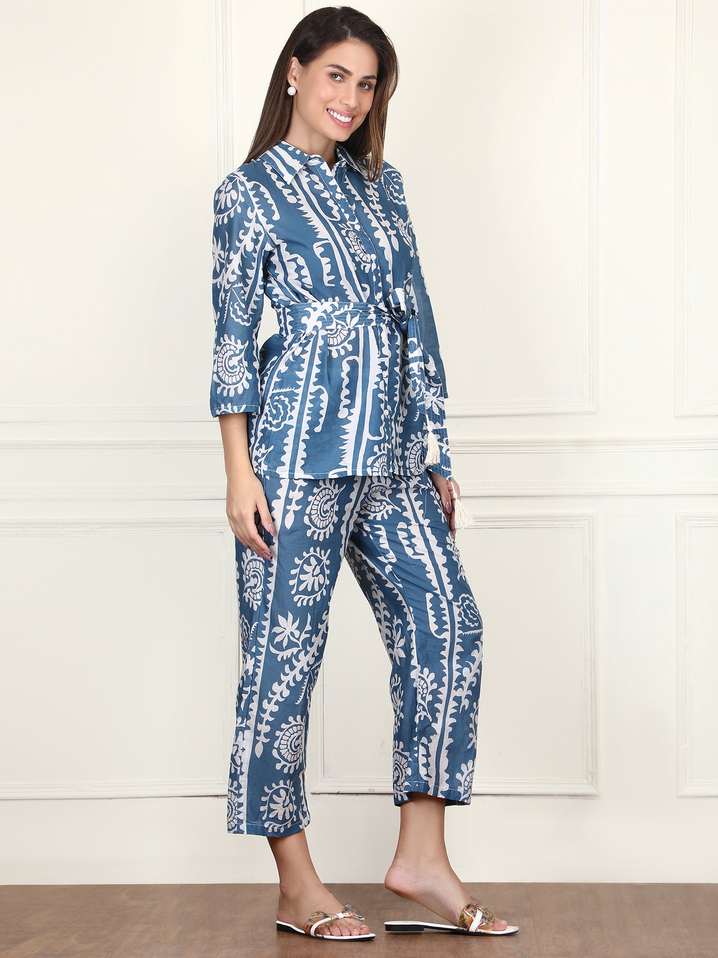 Indigo Co-ord Set