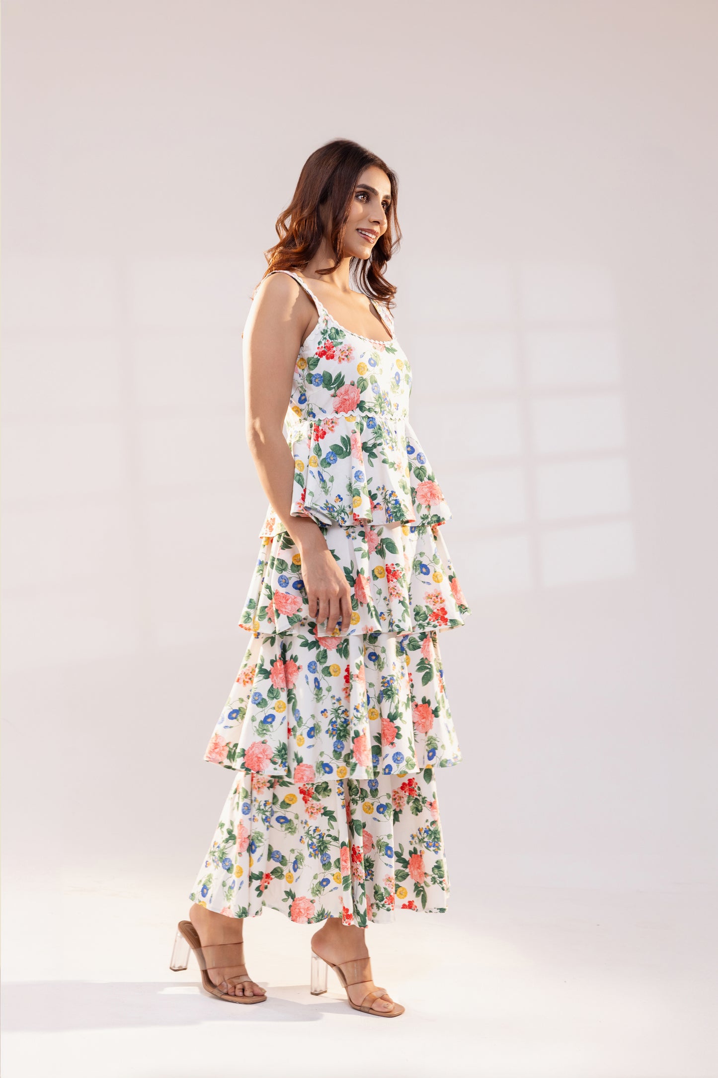 Tiered Ruffle Maxi Dress