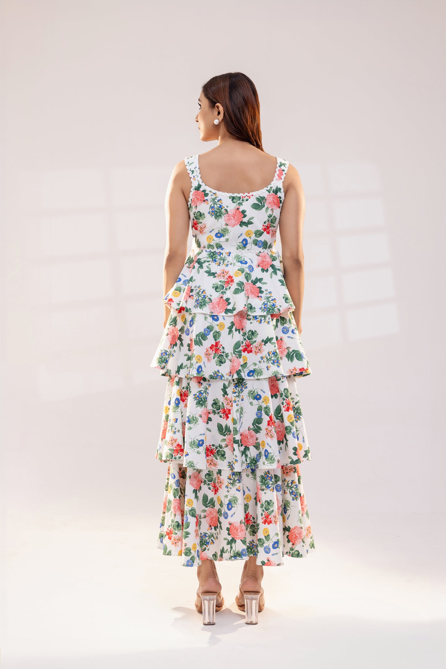 Tiered Ruffle Maxi Dress