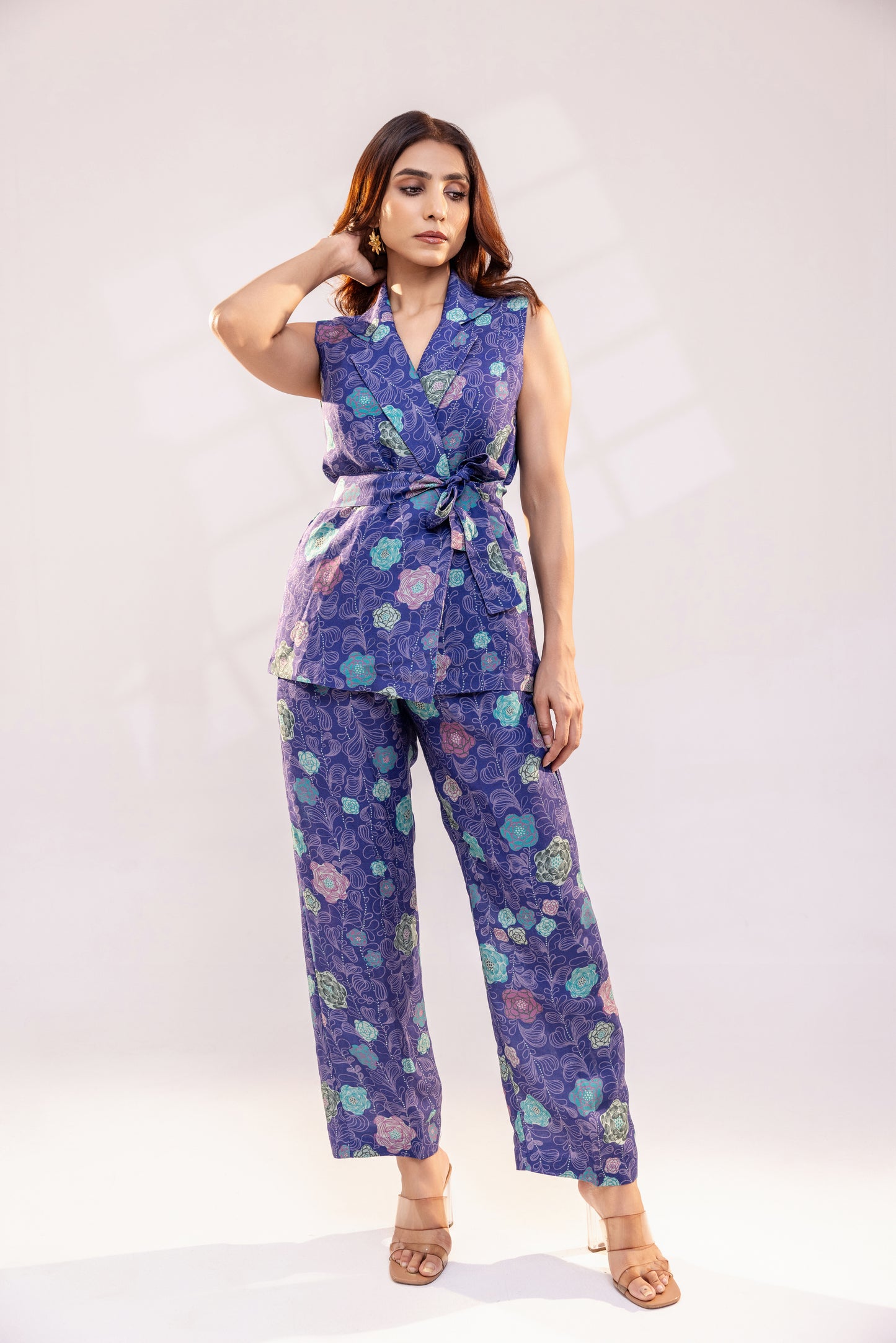 Printed Linen Co-ord Set