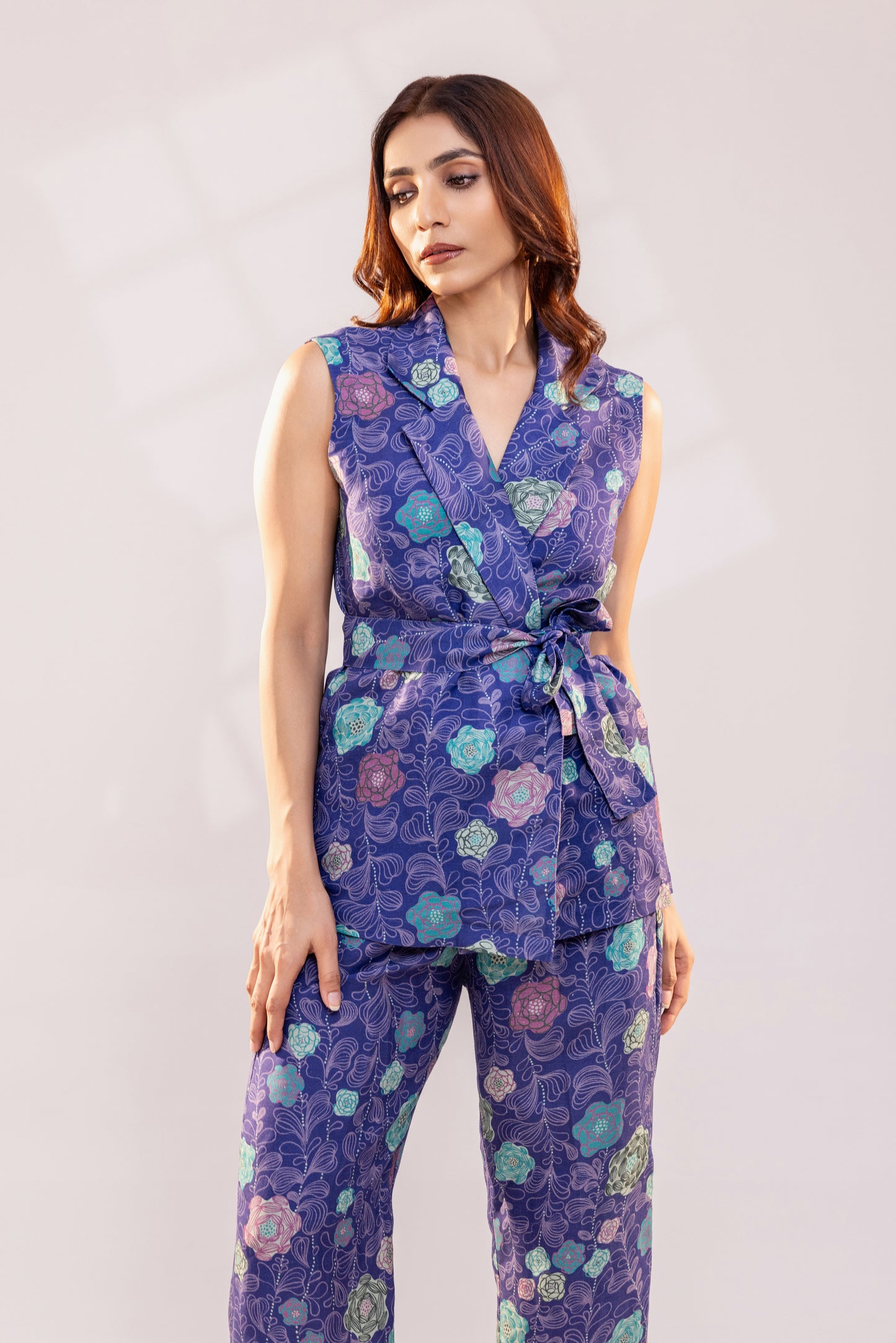 Printed Linen Co-ord Set