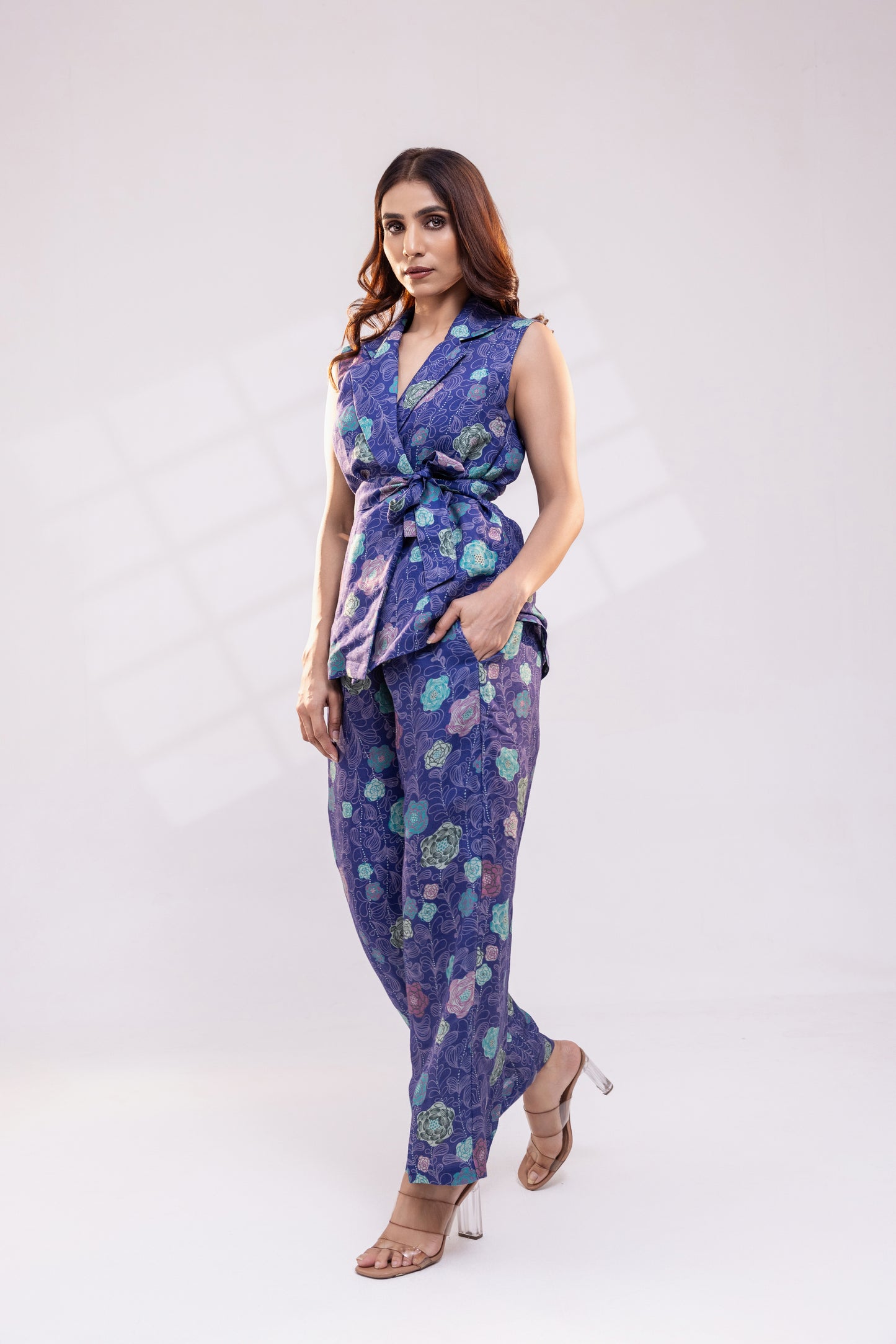 Printed Linen Co-ord Set