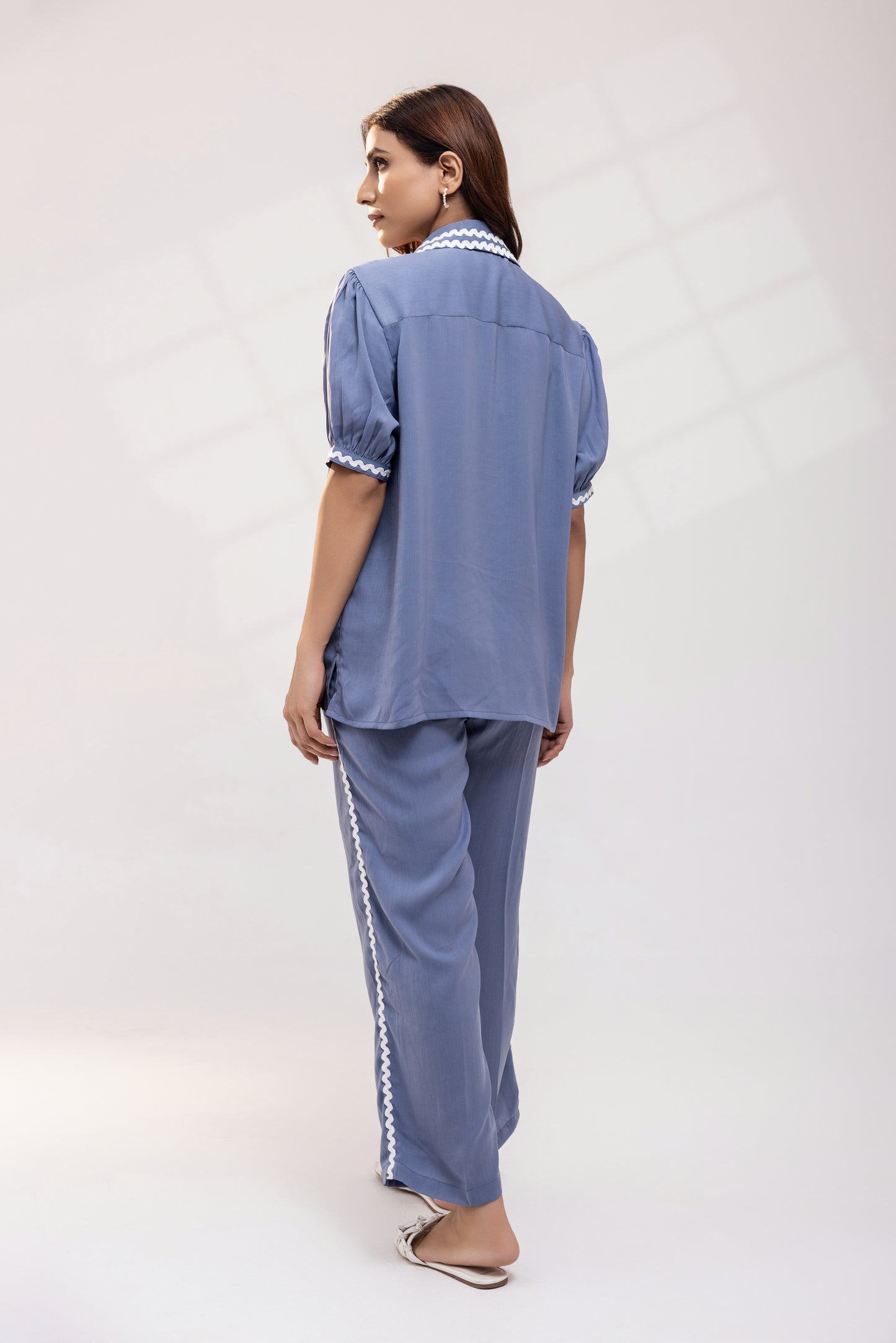 Blue Ric Rac Co-ord Set