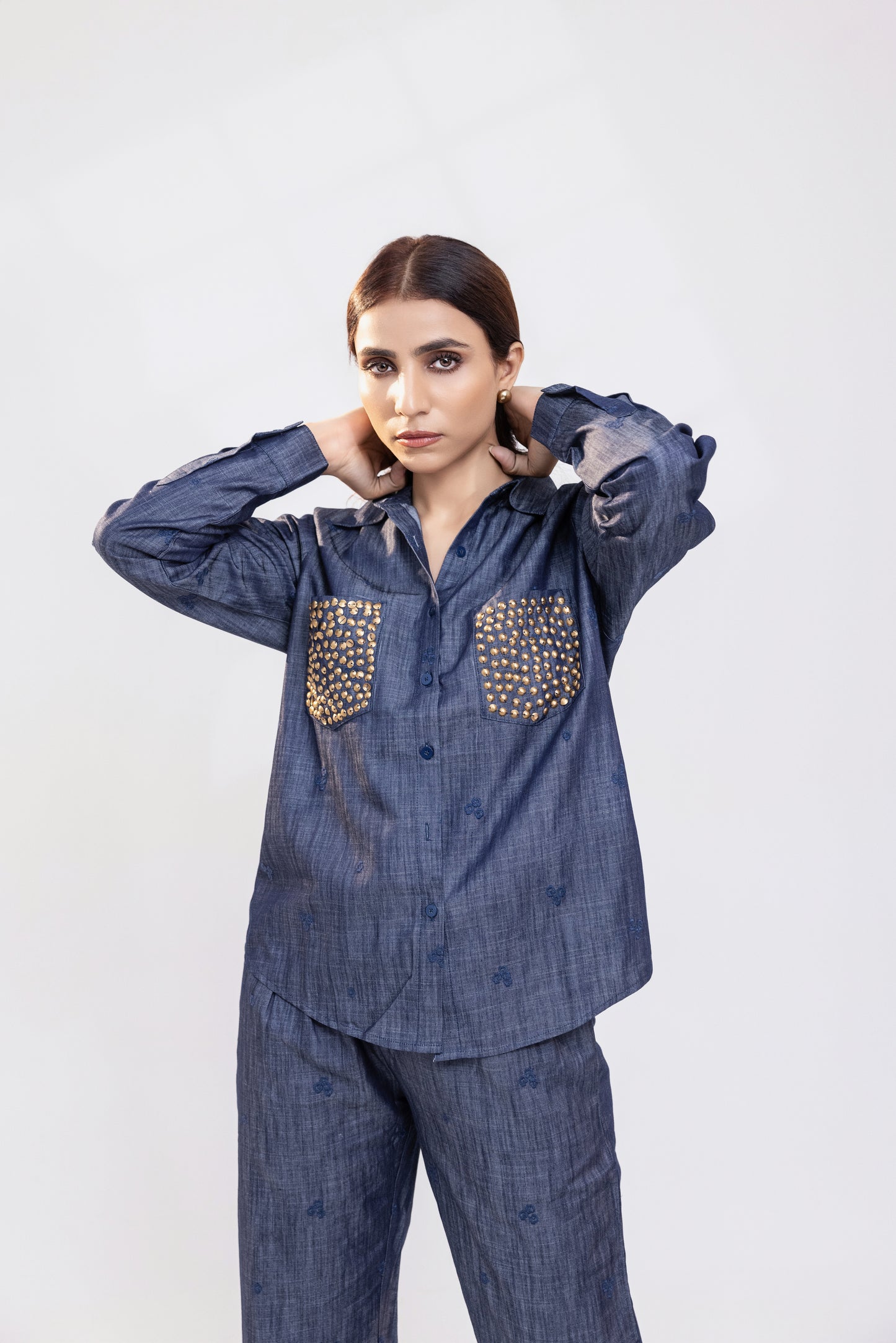 Blue Denim Co-ord Set