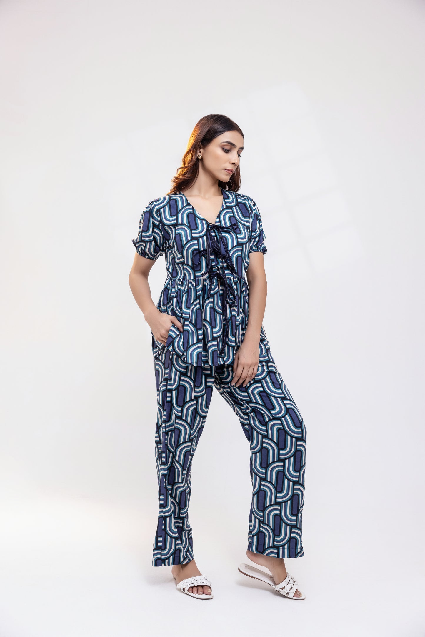 Tie Up Co-ord Set