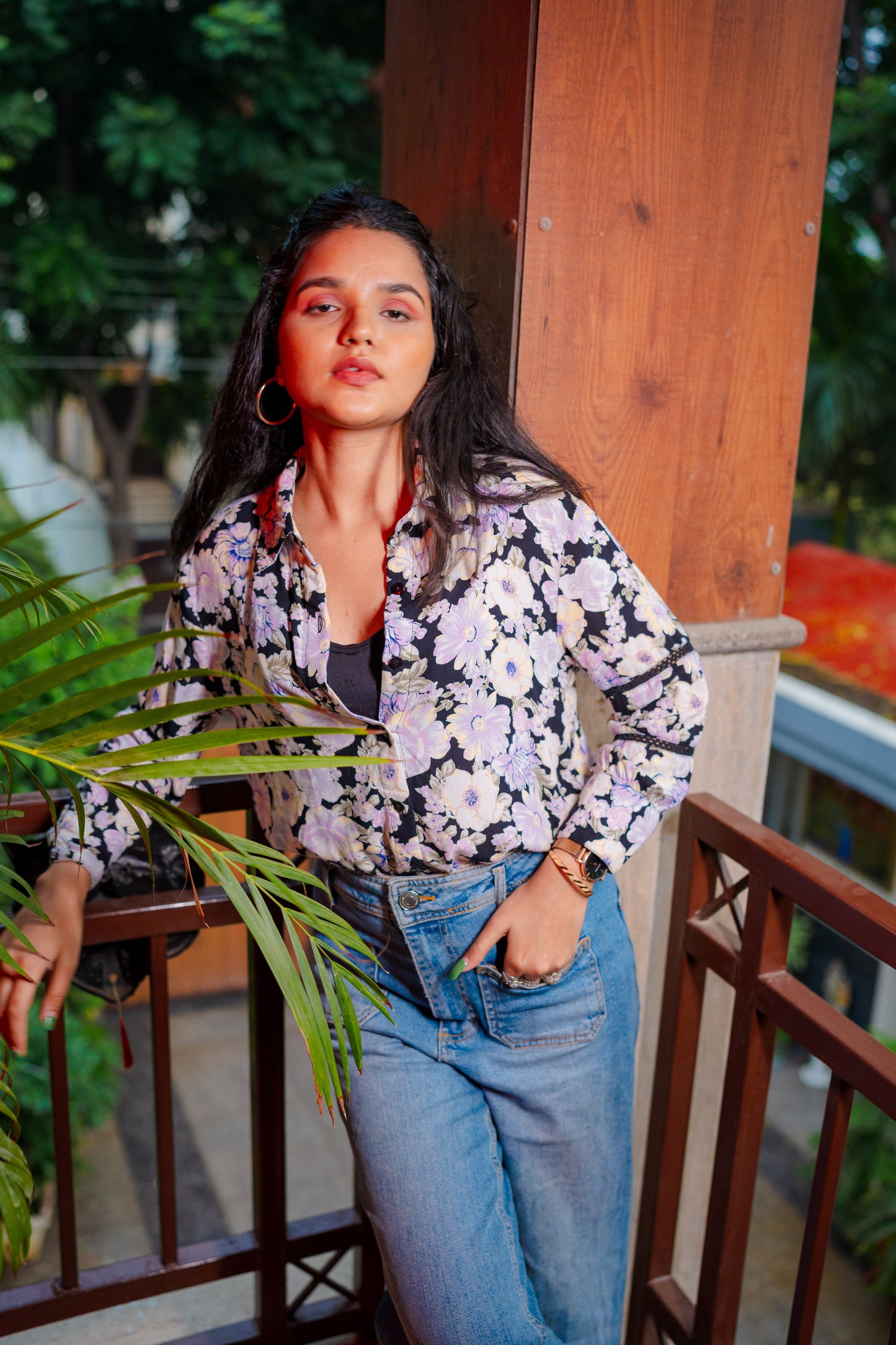 Midnight Floral Shirt