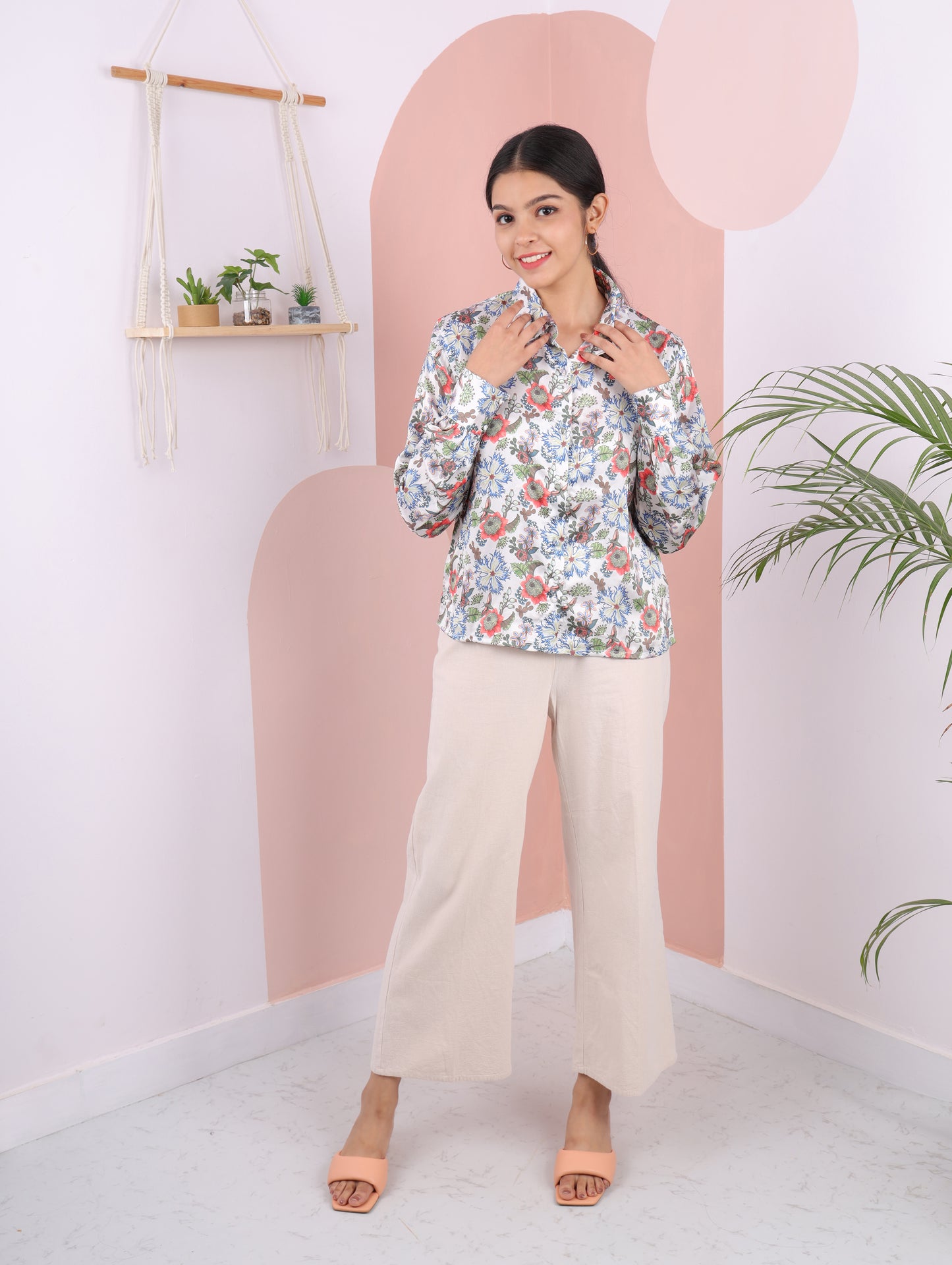 Full sleeve floral shirt