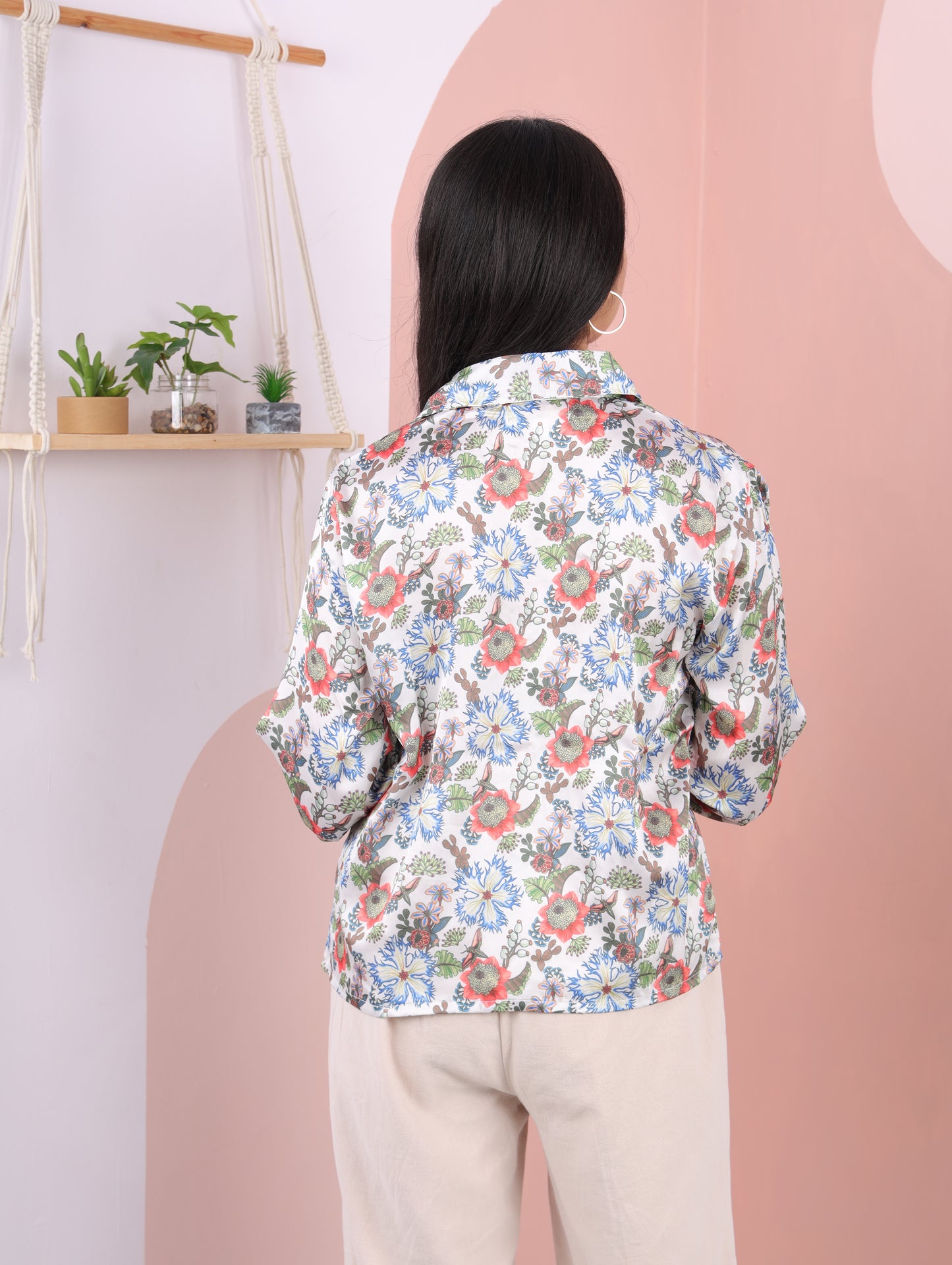 Full sleeve floral shirt