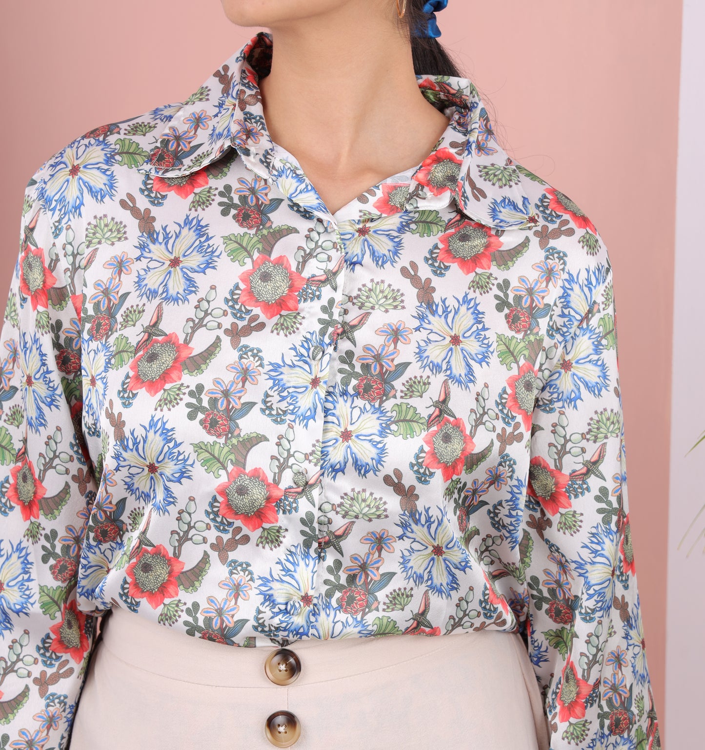 Full sleeve floral shirt